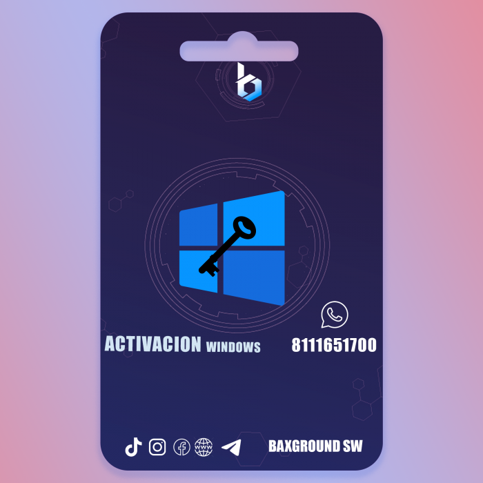 Activación de Windows